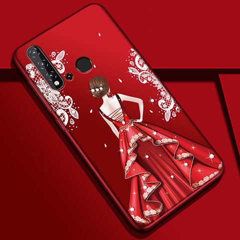 Funda Silicona Gel Goma Vestido de Novia Carcasa para Huawei P20 Lite (2019) Vistoso