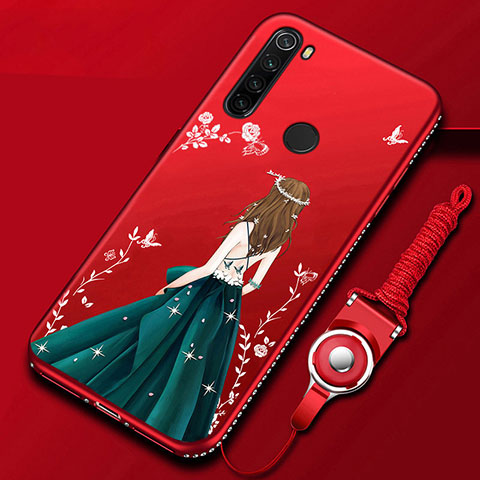 Funda Silicona Gel Goma Vestido de Novia Carcasa para Xiaomi Redmi Note 8 (2021) Multicolor