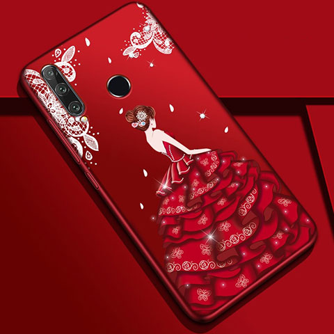 Funda Silicona Gel Goma Vestido de Novia Carcasa Z01 para Huawei Honor 20i Multicolor