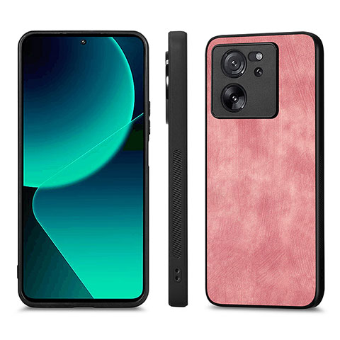 Funda Silicona Goma de Cuero Carcasa AD1 para Xiaomi Redmi K60 Ultra 5G Rosa