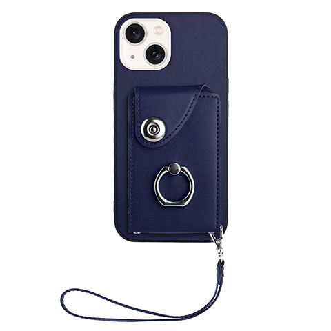 Funda Silicona Goma de Cuero Carcasa BF1 para Apple iPhone 14 Plus Azul