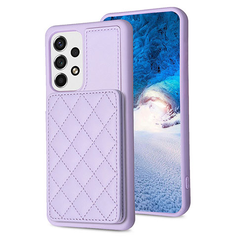 Funda Silicona Goma de Cuero Carcasa BF1 para Samsung Galaxy A13 4G Purpura Claro