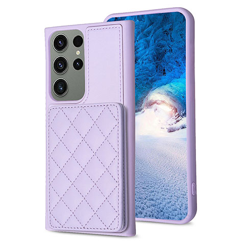 Funda Silicona Goma de Cuero Carcasa BF1 para Samsung Galaxy S21 FE 5G Purpura Claro