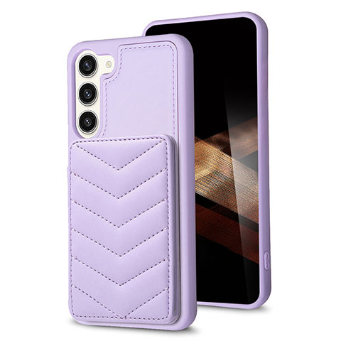 Funda Silicona Goma de Cuero Carcasa BF1 para Samsung Galaxy S24 5G Purpura Claro