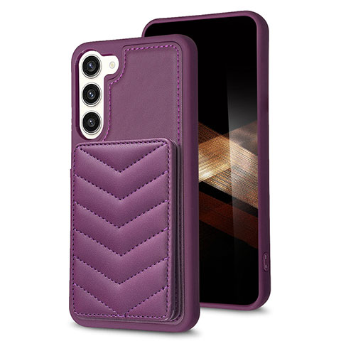 Funda Silicona Goma de Cuero Carcasa BF1 para Samsung Galaxy S25 Plus 5G Morado