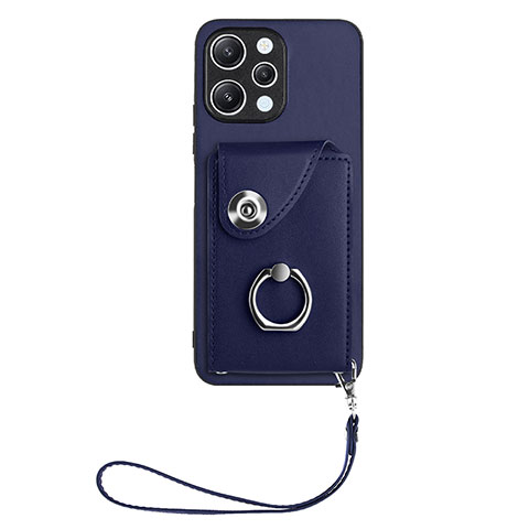 Funda Silicona Goma de Cuero Carcasa BF1 para Xiaomi Redmi 12 4G Azul