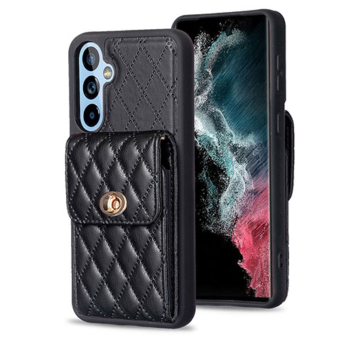 Funda Silicona Goma de Cuero Carcasa BF2 para Samsung Galaxy A54 5G Negro