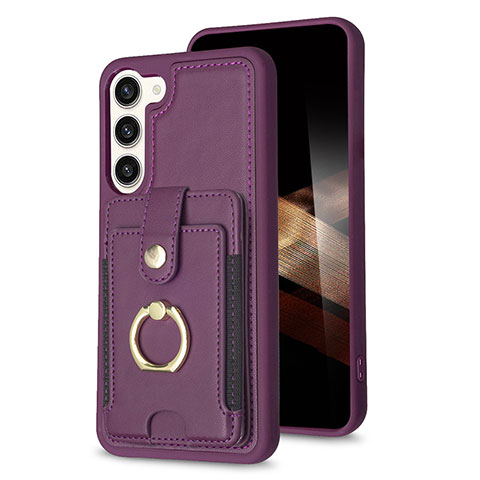 Funda Silicona Goma de Cuero Carcasa BF2 para Samsung Galaxy S24 5G Morado