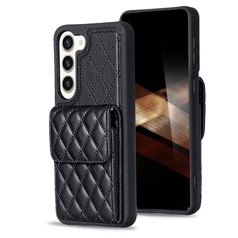 Funda Silicona Goma de Cuero Carcasa BF5 para Samsung Galaxy S24 Plus 5G Negro