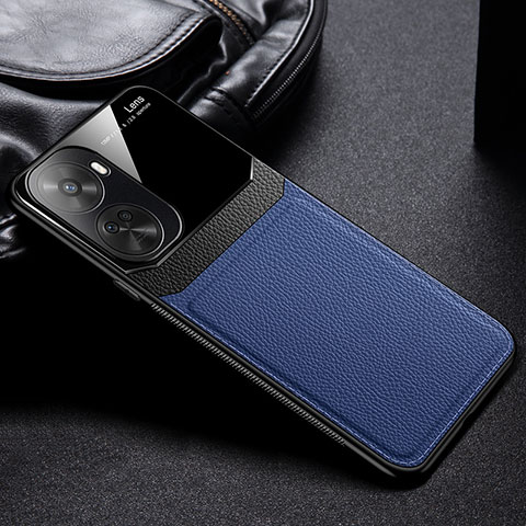 Funda Silicona Goma de Cuero Carcasa FL1 para Huawei Nova 11 SE Azul