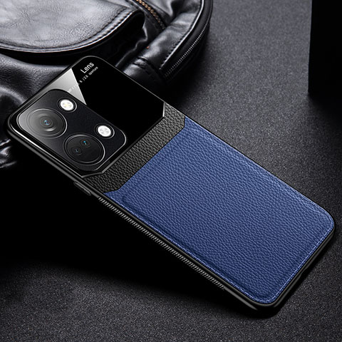 Funda Silicona Goma de Cuero Carcasa FL1 para OnePlus Nord 3 5G Azul