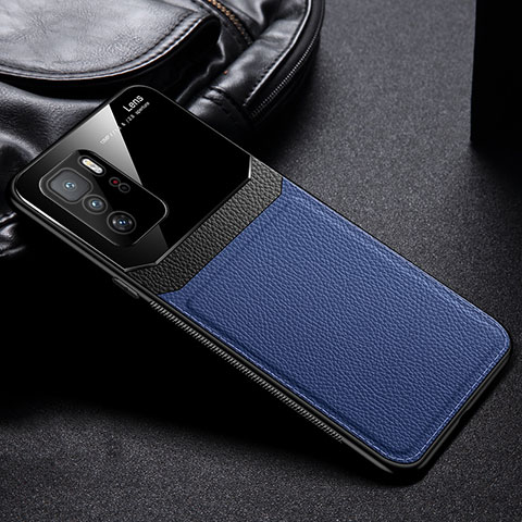 Funda Silicona Goma de Cuero Carcasa FL1 para Xiaomi Poco X3 GT 5G Azul