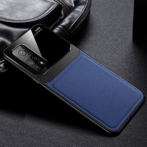 Funda Silicona Goma de Cuero Carcasa FL1 para Xiaomi Redmi K30S 5G Azul