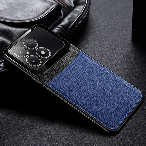 Funda Silicona Goma de Cuero Carcasa FL1 para Xiaomi Redmi K70 5G Azul