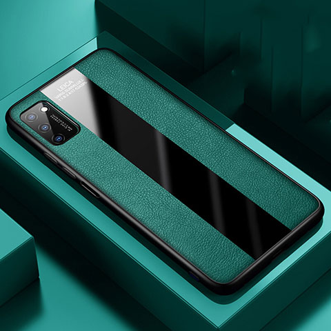 Funda Silicona Goma de Cuero Carcasa H02 para Huawei Honor View 30 5G Verde