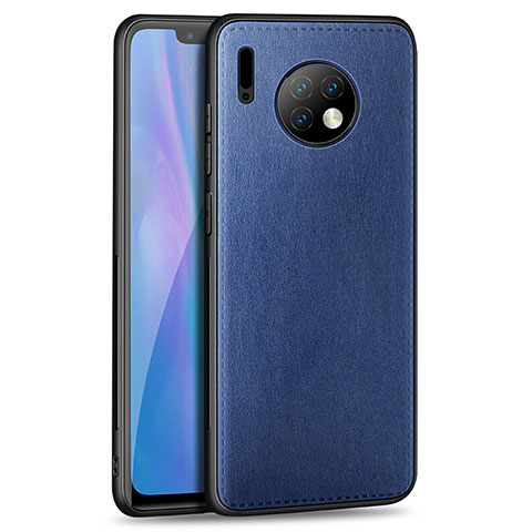 Funda Silicona Goma de Cuero Carcasa H03 para Huawei Mate 30 5G Azul