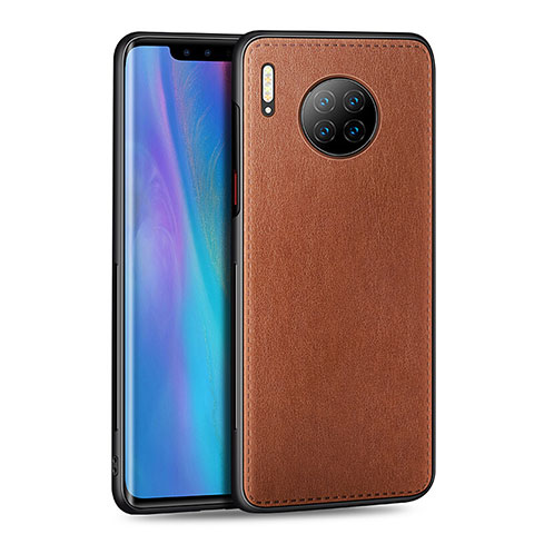 Funda Silicona Goma de Cuero Carcasa H03 para Huawei Mate 30 Pro 5G Naranja