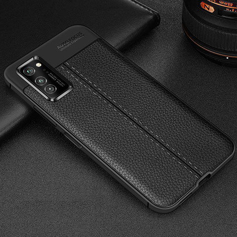 Funda Silicona Goma de Cuero Carcasa H05 para Huawei Honor V30 Pro 5G Negro