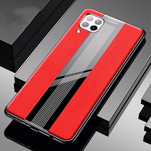 Funda Silicona Goma de Cuero Carcasa H05 para Huawei Nova 7i Rojo