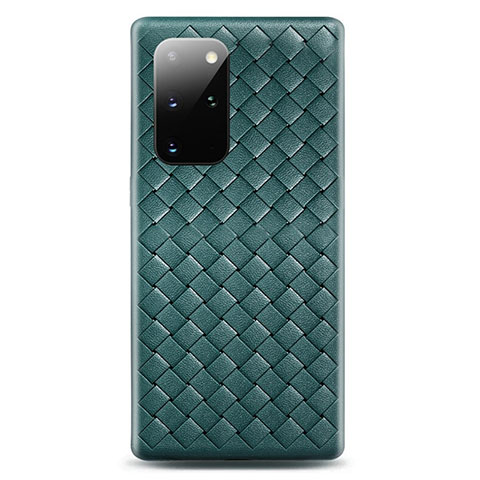 Funda Silicona Goma de Cuero Carcasa H05 para Samsung Galaxy S20 Plus 5G Verde