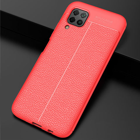 Funda Silicona Goma de Cuero Carcasa H06 para Huawei Nova 6 SE Rojo