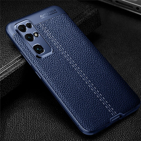 Funda Silicona Goma de Cuero Carcasa para Huawei Honor 30 Azul