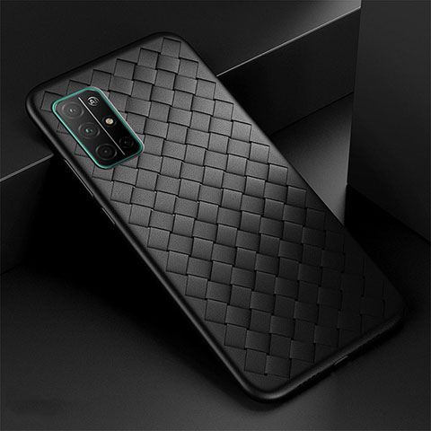 Funda Silicona Goma de Cuero Carcasa para Huawei Honor 30S Negro