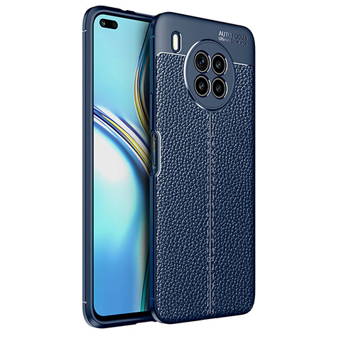 Funda Silicona Goma de Cuero Carcasa para Huawei Honor 50 Lite Azul