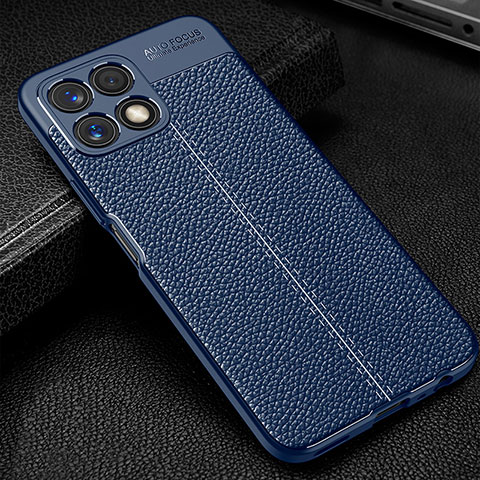 Funda Silicona Goma de Cuero Carcasa para Huawei Honor X30i Azul