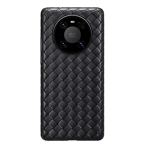 Funda Silicona Goma de Cuero Carcasa para Huawei Mate 40E 5G Negro