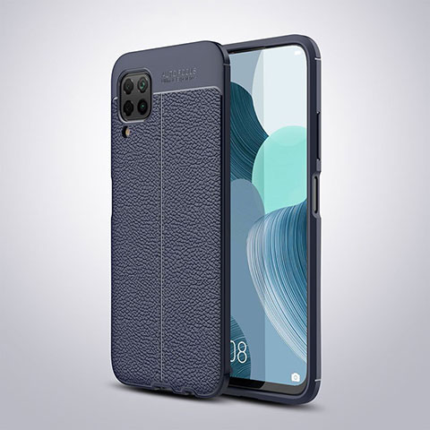 Funda Silicona Goma de Cuero Carcasa para Huawei Nova 6 SE Azul