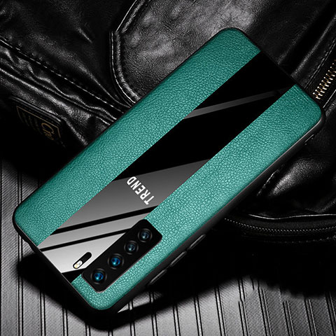 Funda Silicona Goma de Cuero Carcasa para Huawei Nova 7 SE 5G Verde