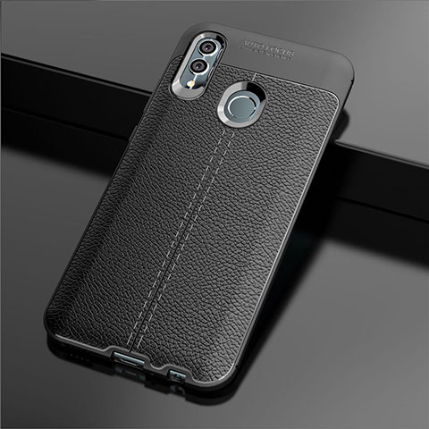 Funda Silicona Goma de Cuero Carcasa para Huawei P Smart (2019) Negro