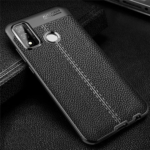 Funda Silicona Goma de Cuero Carcasa para Huawei P Smart (2020) Negro