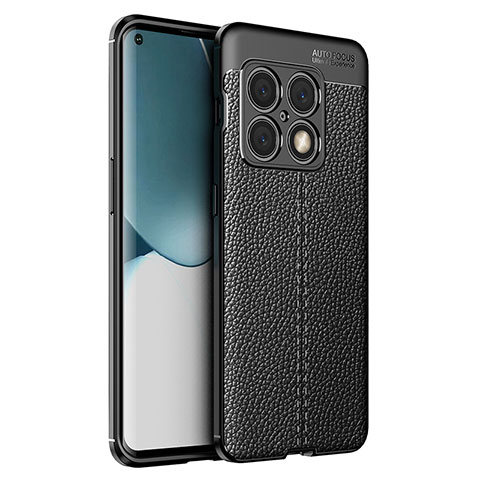 Funda Silicona Goma de Cuero Carcasa para OnePlus 10 Pro 5G Negro