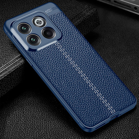 Funda Silicona Goma de Cuero Carcasa para OnePlus Ace Pro 5G Azul