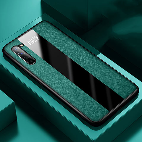 Funda Silicona Goma de Cuero Carcasa para Oppo K7 5G Verde