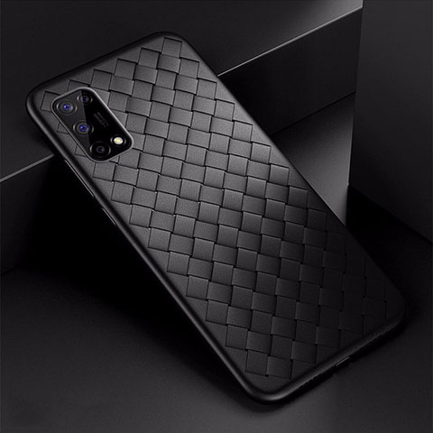 Funda Silicona Goma de Cuero Carcasa para Oppo K7x 5G Negro