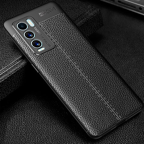 Funda Silicona Goma de Cuero Carcasa para Realme GT Master Explorer 5G Negro