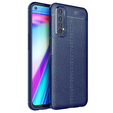 Funda Silicona Goma de Cuero Carcasa para Realme Narzo 20 Pro Azul