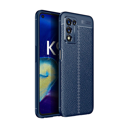 Funda Silicona Goma de Cuero Carcasa para Realme Q3t 5G Azul