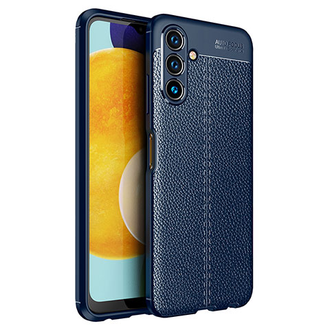 Funda Silicona Goma de Cuero Carcasa para Samsung Galaxy A04s Azul