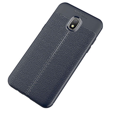 Funda Silicona Goma de Cuero Carcasa para Samsung Galaxy J7 (2018) J737 Azul