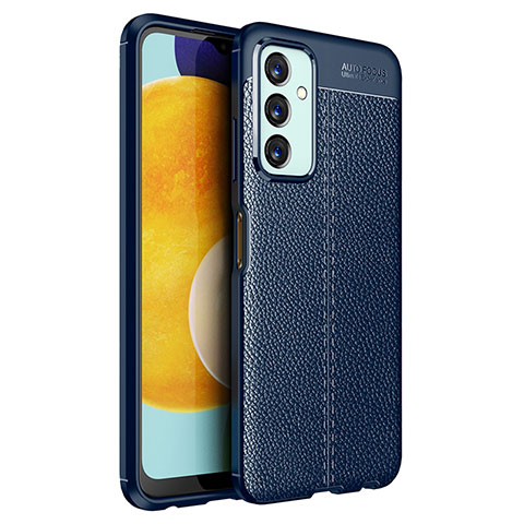 Funda Silicona Goma de Cuero Carcasa para Samsung Galaxy M23 5G Azul