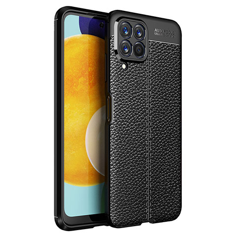 Funda Silicona Goma de Cuero Carcasa para Samsung Galaxy M53 5G Negro