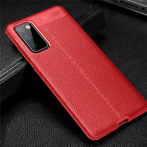 Funda Silicona Goma de Cuero Carcasa para Samsung Galaxy S20 FE ((2022)) 5G Rojo