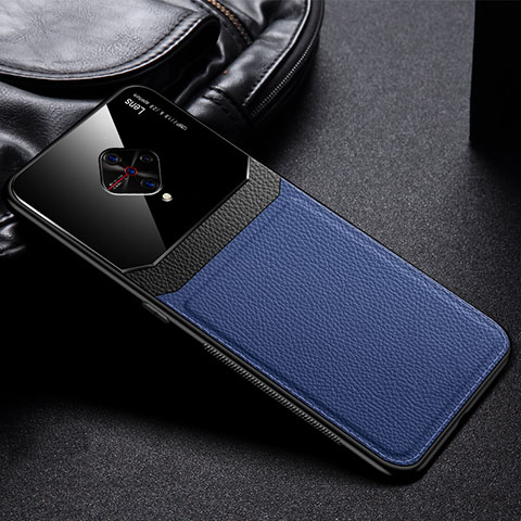 Funda Silicona Goma de Cuero Carcasa para Vivo S1 Pro Azul