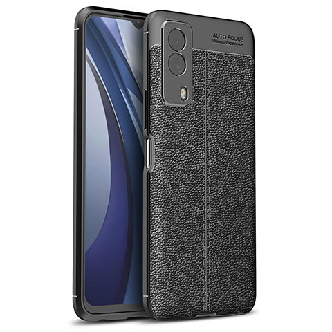 Funda Silicona Goma de Cuero Carcasa para Vivo Y53s t2 Negro