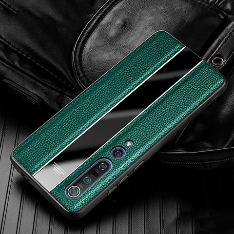 Funda Silicona Goma de Cuero Carcasa para Xiaomi Mi 10 Pro Verde