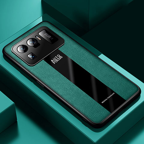 Funda Silicona Goma de Cuero Carcasa para Xiaomi Mi 11 Ultra 5G Verde